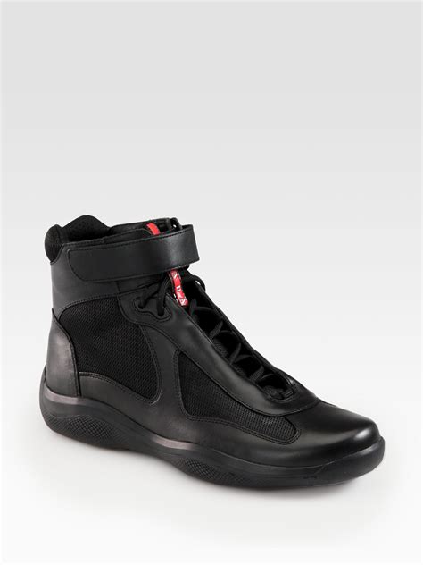 prada shoes high tops|Prada shoes men high top.